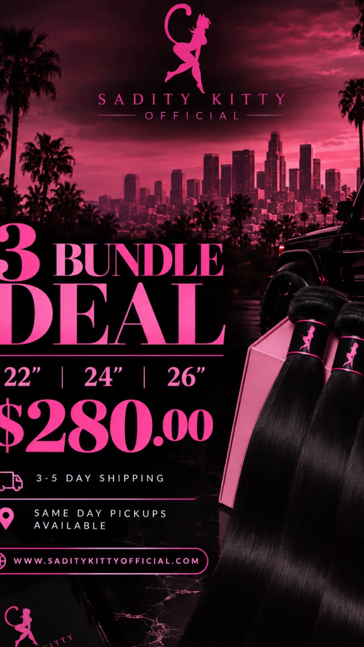 3 Bundle Deal | $280.00